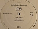 ELECTRONIC INDUSTRIAL NINE INCH NAILS CLOSER TO GOD 2X LP PROMO