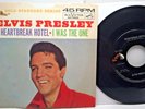 Elvis Presley - Heartbreak Hotel / I Was the One (45 RPM vinyl, Picture Sleeve)