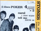 THE ROLLING STONES Carol RARE SLEEVE ONLY 1964 ITALY 7