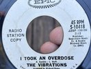 RARE northern soul PROMO 45 THE VIBRATIONS Cause You’re Mine Overdose WLP VG+*
