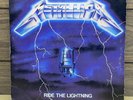 Metallica Ride The Lightning LP Vinyl 1984 Megaforce Specialty Pressing Electra