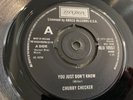 CHUBBY CHECKER..YOU JUST DON'T KNOW.. RARE UK DEMO ISSUE 7