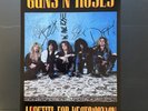 Autographed Poster Guns N' Roses/Gn'R Appetite For Destruction/Appetite