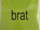 CHARLI XCX – BRAT - SPOTIFY LIMITED SMOKY BLACK MARBLE VINYL LP NEW - A12