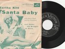 EARTHA KITT 45 rpm record SANTA BABY with RCA Victor arched logo