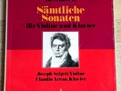 SZIGETI ARRAU Complete Violin Sonatas BEETHOVEN 1960s ED1 VANGUARD 4LP Box MINT