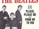 THE BEATLES PLEASE PLEASE ME / FROM ME TO YOU  RARE PICTURE SLEEVE VG+++ DISC VG