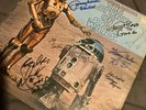 Star Wars: OST Soundtrack Story of  / LP - Pye, 1977 - signed by Cast members