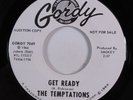 Northern Soul 45 TEMPTATIONS Get Ready GORDY NM/VG++ promo HEAR a