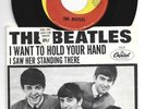 BRIT INVASION 45 -BEATLES  w/ PICTURE SLEEVE - HOLD YOUR HAND- HEAR 1963 CAPITOL