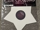 Ellie Goulding vinyl - Starry Eyed. White star shaped 7 inch picture disk. Rare.