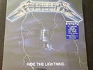 METALLICA RIDE THE LIGHTNING BLUE SPLATTER VINYL RECORD ANNIVERSARY REMASTERED