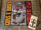 Guns N Roses Appetite For Destruction + Inner + STICKER EX+ Vinyl Original EU LP