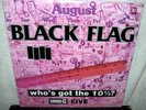 BLACK FLAG Who's Got The 10 1/2? LP PUNK ROCK Hardcore BLACK VINYL Compilation