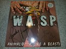 W.A.S.P.  Animal F*k Like A Beast 1984 Signed Autographed Limited White Vinyl LP