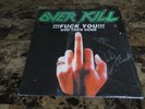 OVERKILL -  Fuck You  And Then Some -2 lp -COLOR vinyl - SIGNED  - #355/500