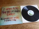 Richard & Linda Thompson I Want to See the Bright Lights.. UK 1st ILPS 9266 LP