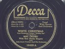 BING CROSBY White Christmas / Let'S Start The New Year Right DECCA 18429 EX- 78