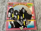 KISS HOTTER THAN HELL CASABLANCA 1977 IMPORT RED VINYL EXCELLENT