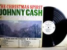 Johnny Cash THE CHRISTMAS SPIRIT 1963 LP mono Rare PROMO Copy   First Issue