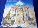Iron Maiden Powerslave LP vinyl Capitol Records SJ-12321 gold stamp promo 1984