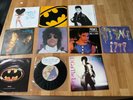 Prince 7 inch singles x 10 sign o times, kiss, 1999, when doves cry etc Ex