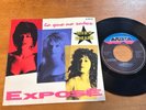 EXPOSE What You Don't Know TRANSLUCENT VINYL 1989 MEXICO 7” PROMO 45 Synth Pop