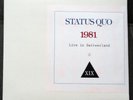 STATUS QUO - Live In Switzerland 1981 - Colored Vinyl - lim. # 82 / 100 - SEALED