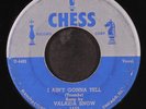 VALAIDA SNOW: i ain't gonna tell / if you don't mean it CHESS 7