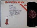HOWARD HANSON Bloch Schelomo MERCURY LP SR 90286 NM RFR1 living presence cello #