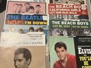Huge Collection Of Vintage 45’s Records 1960’s Elvis Beach Boys Beatles Variety