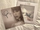 TAYLOR SWIFT *HAND SIGNED* Ghosted White Vinyl The Tortured Poets Department LP