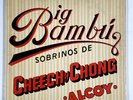 CHEECH & CHONG Big Bambu Vinyl LP with Rolling Paper 1972 VG+