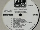 Dusty Springfield-Dusty In Memphis-RARE 1969 US White Label PROMO LP-CLEAN