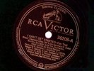 BUNNY BERIGAN I CAN'T GET STARTED /THE PRISONER'S SONG RCA 12 INCH 78 RPM 211-9K
