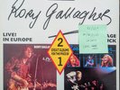 Rory Gallagher Live In Europe Stage Struck Vinyl Record EX/VG+ TFOLP020 1989
