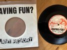 Last Resort – Having Fun? Rare Punk Private Pressing - 1978