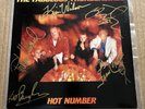 THE FABULOUS THUNDERBIRDS Hot Number AUTOGRAPHED Signed Gold Ink LP