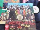 THE BEATLES „SGT PEPPER“ INKL BASTELBOGEN GERMAN PRESS WHITE-GOLD ODEON SMO 81 0