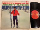 Johnny Mathis Merry Christmas LP Columbia RARE MONO 6 Eye 1st Press TOP EX
