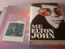 Elton John-SIGNED BOOK ME-Photo of Elton signing and SEALED PYRAMIDS VINYL