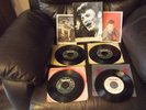 4 SP JOHNNY HALLYDAY-ROCK AND ROLL MUSIC JUKE-BOX +3 photos in 1 dedication