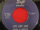 SONNY & PHYLLIS 45 rpm SOFT S-1023 (1969) NORTHERN SOUL VG+