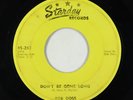 Rockabilly 45 - Bob Doss - Don't Be Gone Long - Starday