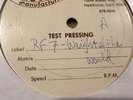 RF 7   “Weight of the World”  Punk Hardcore  Test Pressing  1982