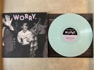 SIGNED Jeff Rosenstock Worry. Sea Glass Color Vinyl LP Record Album AUTOGRAPHED