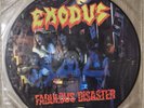 EXODUS - FABULOUS DISASTER RARE PICTURE DISC VINYL LP 1989 MFN 90 P