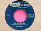 THE DEL-LARKS - Lady Love / Remember the Night -super clean 45 rpm East West 116