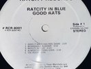 GOOD RATS Ratcity In Blue TEST PRESSING Lp  Vinyl ONLY ONE ON EBAY
