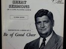 Jack Coe's Great Sermons Be of Good Cheer LP # Eleven PLAY GRADED Fully Tested